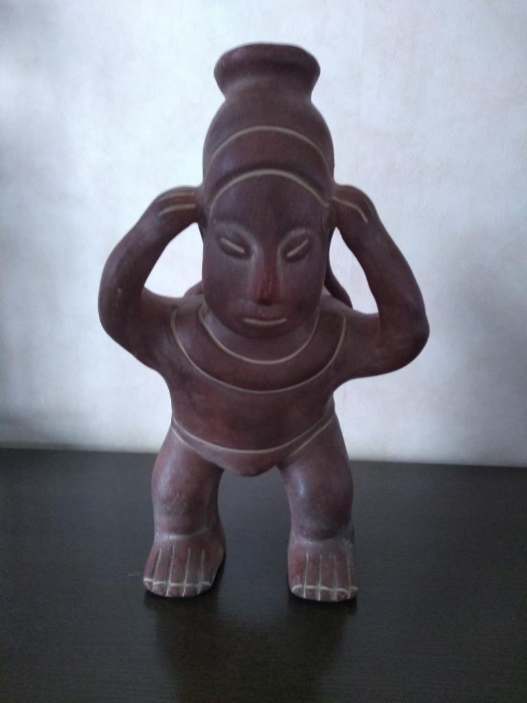 Keramieken beeld uit Mexico, Ophalen