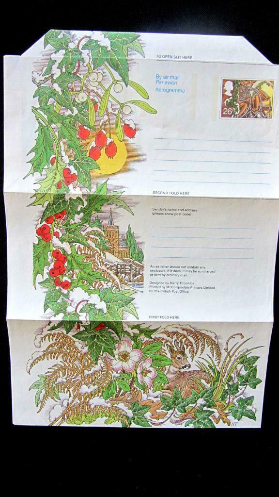 ENGELSE ONBESCHREVEN TELEGRAMS- KERSTMIS, Postzegels en Munten, Ophalen of Verzenden, Postfris, Overige thema's