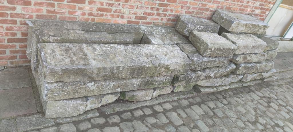 Arduinen Borduren (Blauwe Steen = Heel zwaar !), Ophalen, Gebruikt, Natuursteen, Minder dan 25 cm