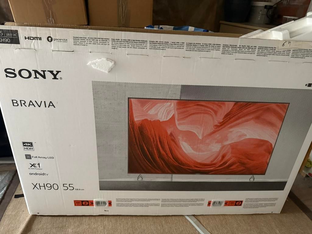 Sony bravia 4k 55 inch, TV, Hi-fi & Vidéo, QLED, Enlèvement, Ne fonctionne pas, 100 cm ou plus