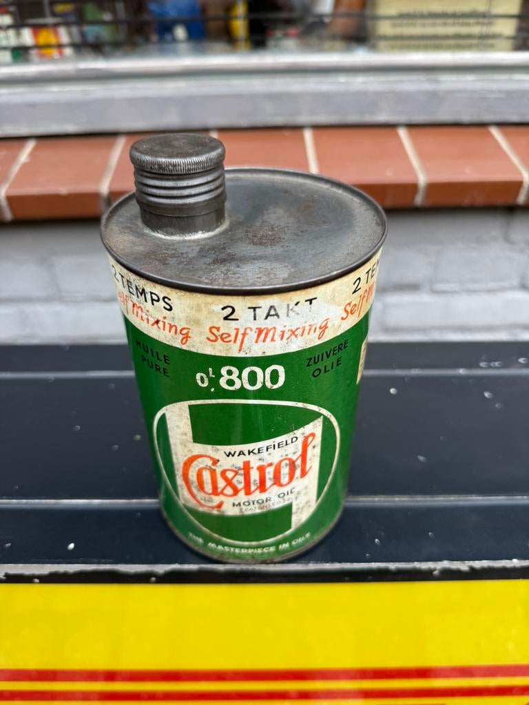 Zeldzaam oud Castrol olie blik, Verzamelen, Ophalen of Verzenden, Gebruikt, Overige, Overige merken