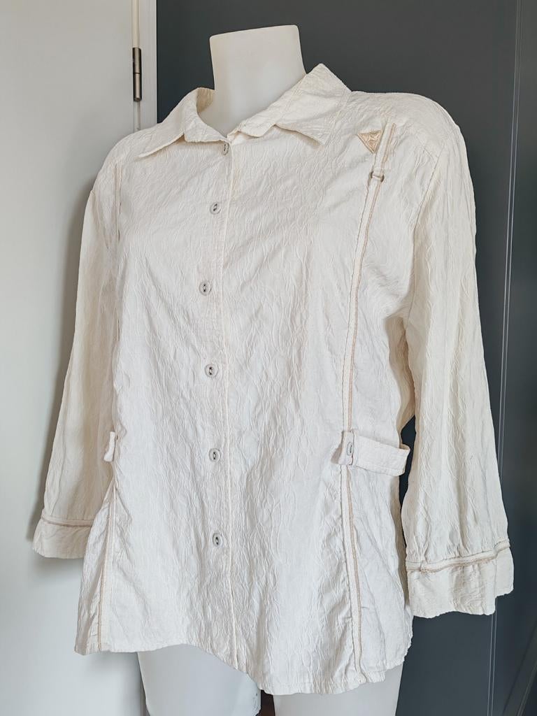 Chemise Scottage Femme Taille 6 ( 44/46), Enlèvement ou Envoi, Comme neuf, Beige
