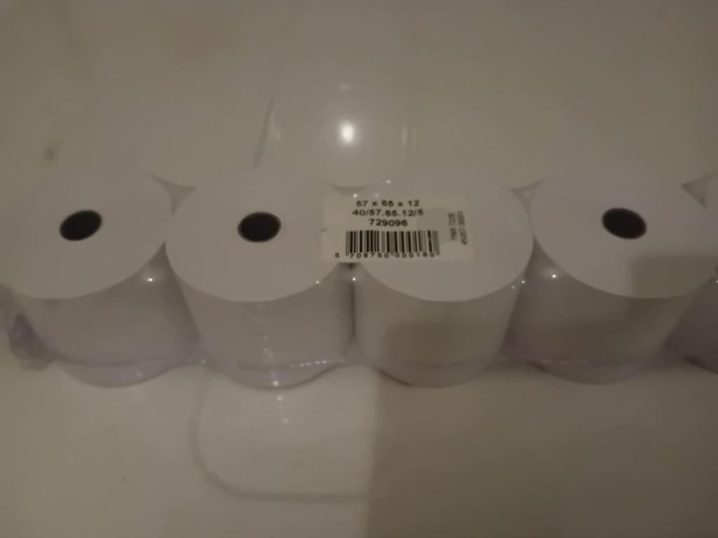 6 nieuwe kassa rolletjes papier, Ophalen of Verzenden