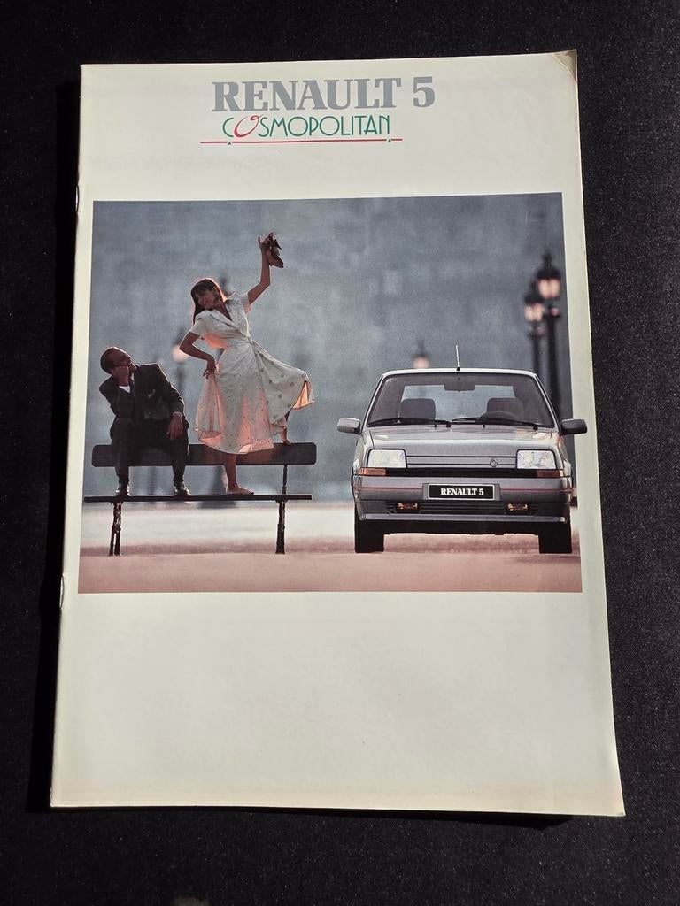 Brochure de la Renault 5 Cosmopolitan 1989, Livres, Autos | Brochures & Magazines, Enlèvement ou Envoi, Renault