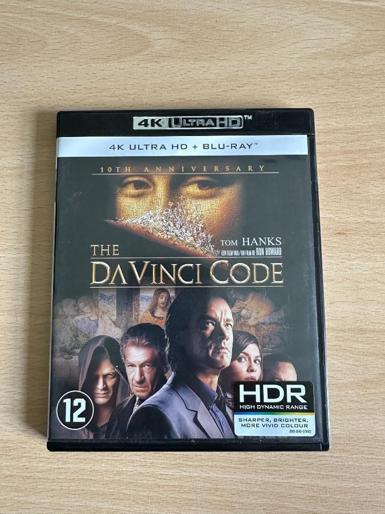 UHD blu ray da vinci code, Ophalen of Verzenden, Zo goed als nieuw, Actie