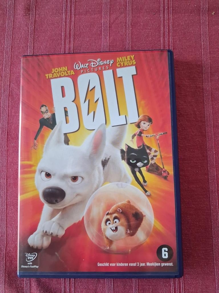 Bolt - Disney - DVD, Avontuur, Gebruikt, Ophalen of Verzenden, Vanaf 6 jaar