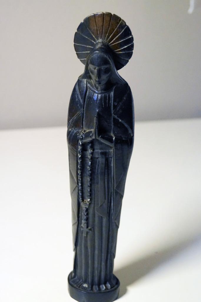 Ebbenhouten Mariabeeldje, Antiek en Kunst, Ophalen of Verzenden