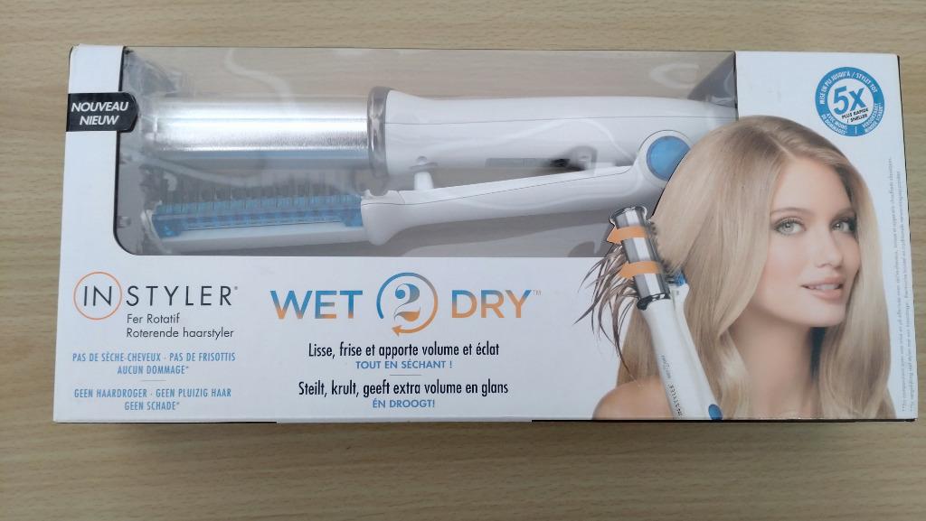 Instyler fer lisseur rotatif neuf, Enlèvement, Neuf, Fer à friser ou Lisseur