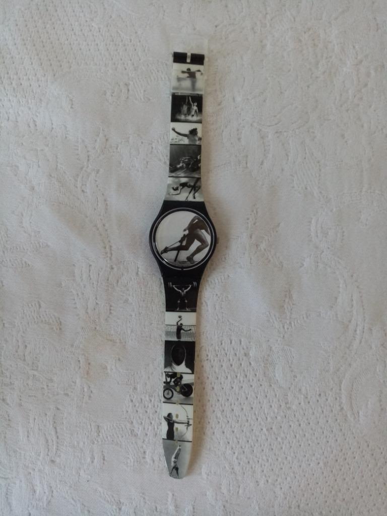 Swatch art-horloge gesigneerd door Annie Leibovitz Atlanta/1, Kunststof, Polshorloge, Swatch, Kunststof