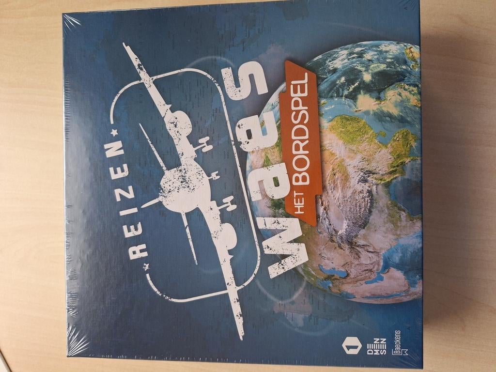 Reizen waes het bordspel (nieuw), Drie of vier spelers, Ophalen, Nieuw, Baeckens