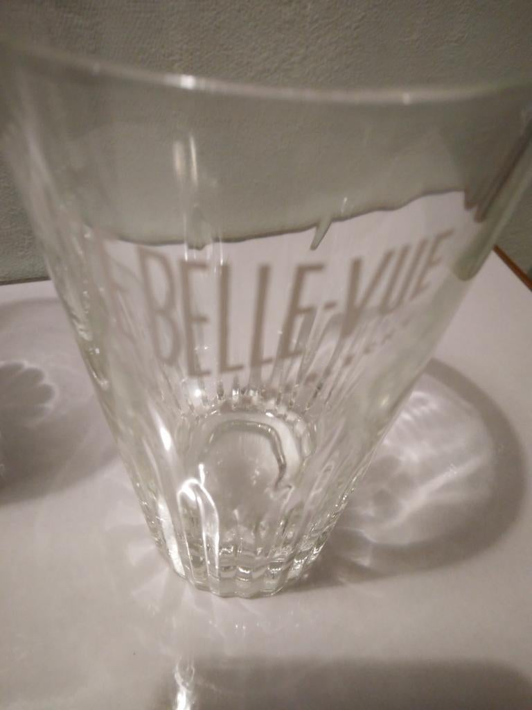 3 GUEUZE BELLE-VUE glazen 1€/glas, Enlèvement, Comme neuf