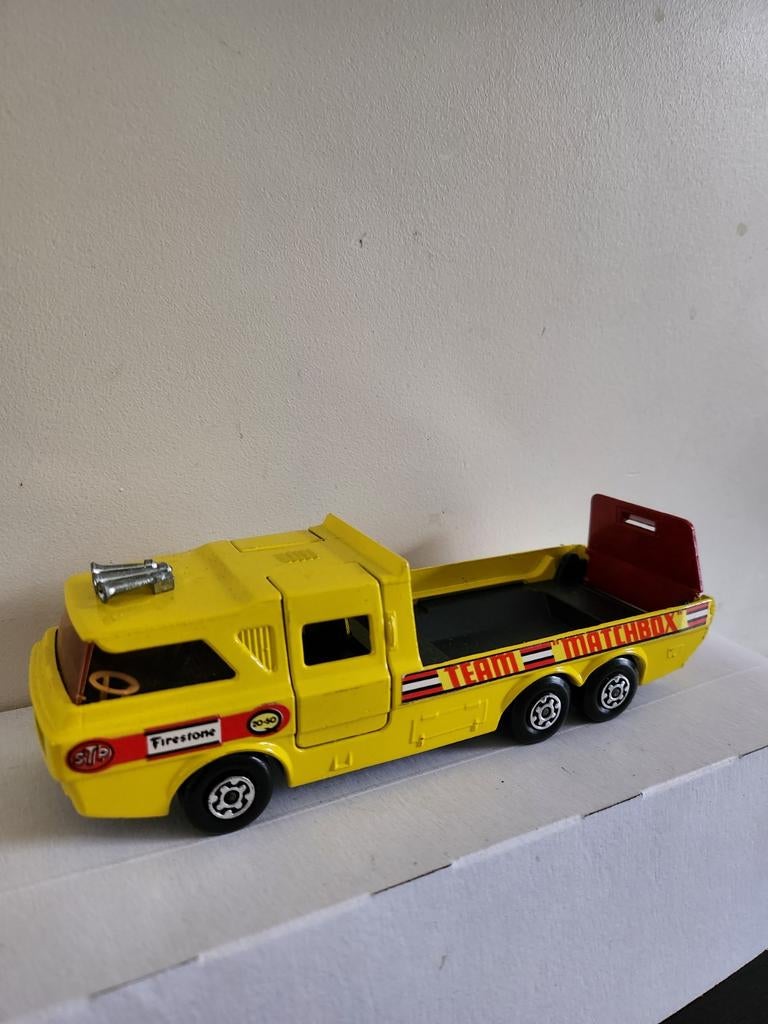 Matchbox Super Kings Racing Car Transporter (1973), Ophalen of Verzenden, Nieuw, Bus of Vrachtwagen