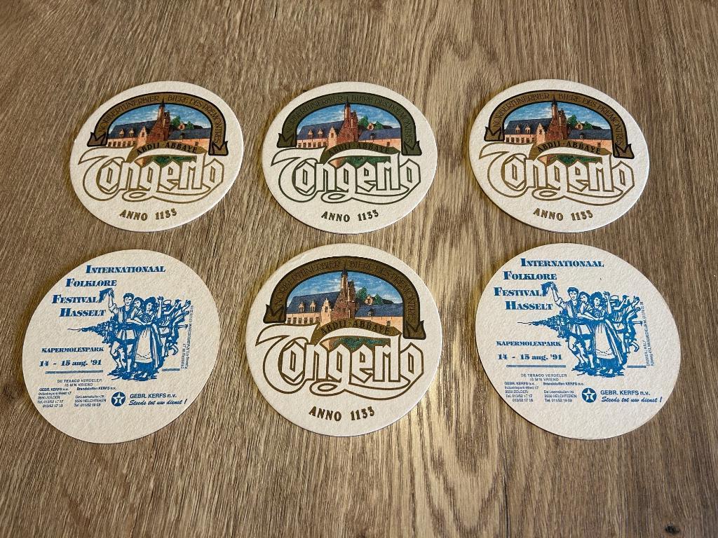 Bierviltjes Tongerlo, Ophalen of Verzenden, Gebruikt, Viltje(s), Overige merken