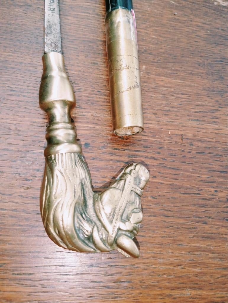 Canne  cheval ( souzy paris), Enlèvement ou Envoi