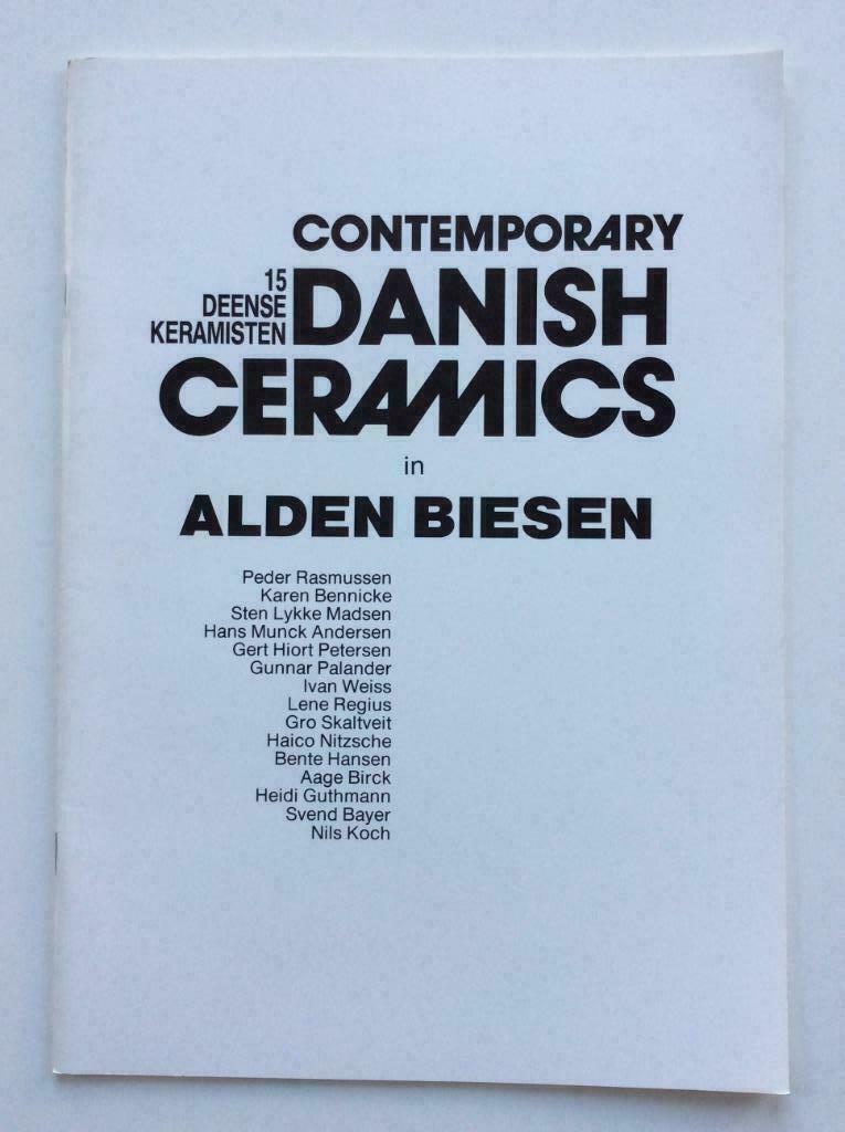 Contemporary Danish Ceramics in Alden Biesen, Boeken, Ophalen of Verzenden