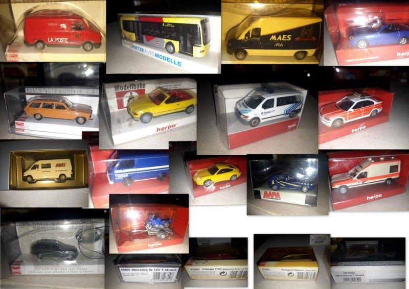 H0 set autos herpa busch rietze collector  item, Enlèvement ou Envoi, Neuf, Autres types, Autres marques