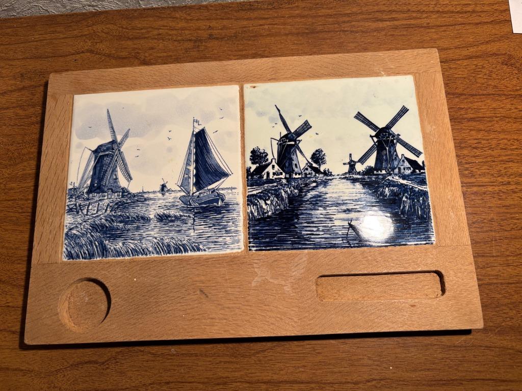 Kaasplank in delfts blauw, Antiek en Kunst, Ophalen