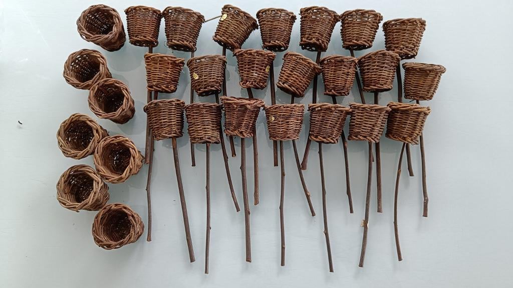 Mini paas/planten mandjes, Diversen, Pasen, Ophalen of Verzenden, Gebruikt