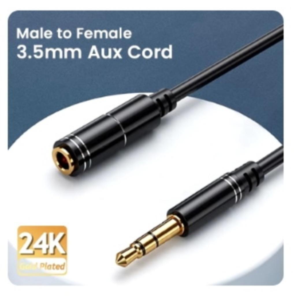 Câble D'extension Aufio Jack 3.5 mm. (3 Mètres), Enlèvement ou Envoi, Neuf, 2 à 5 mètres, Autres câbles