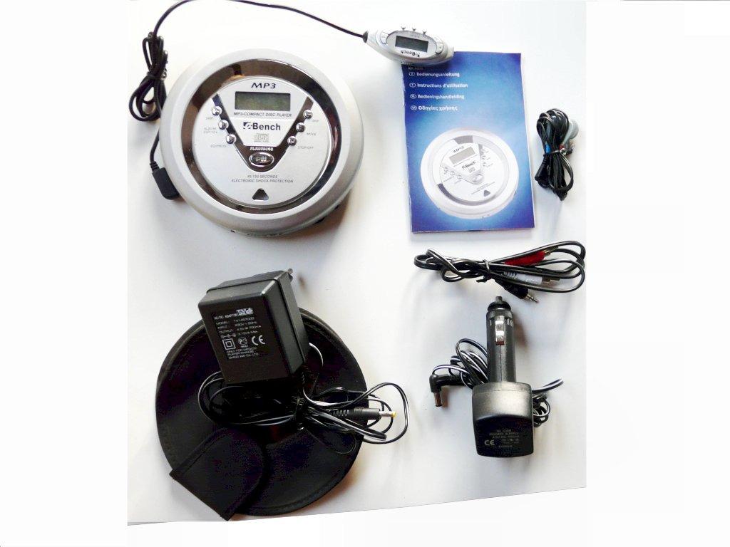Balladeur Walkman CD MP3 BENCH avec ses accessoires, Enlèvement, Walkman ou Baladeur