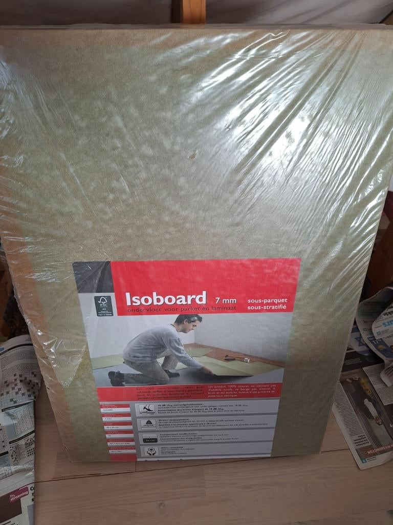 Isoboard ondervloer voor laminaat., Doe-het-zelf en Bouw, Ophalen, Nieuw, Laminaat