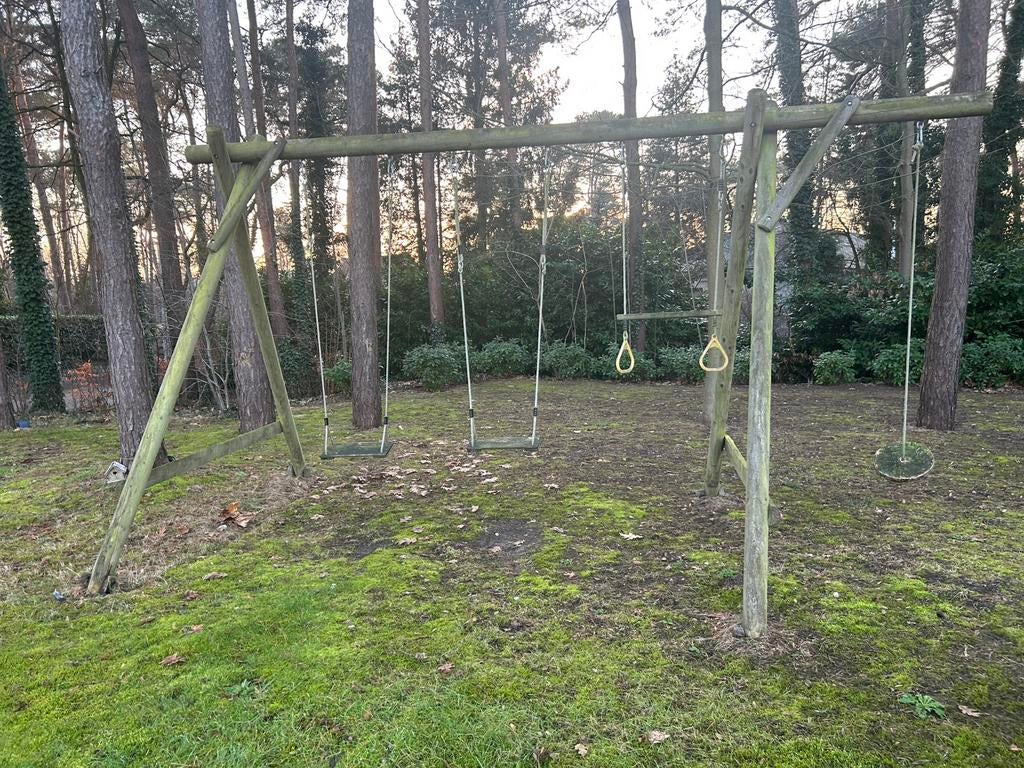Houten schommel / speeltoestel / zwier, Enfants & Bébés, Jouets | Extérieur | Aires de jeux, Utilisé, Balançoire, Enlèvement