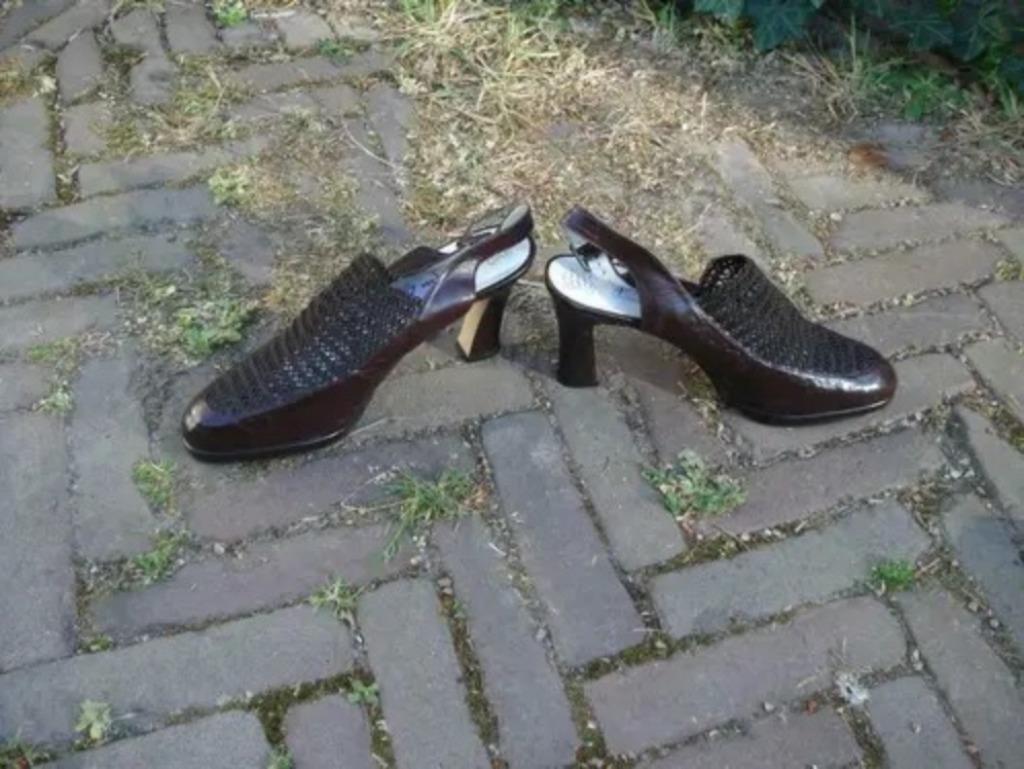 Livraison gratuite Nouveaux talons de soirée marron Brenda Z, Neuf, Brun, Envoi, Chaussures à haut talons