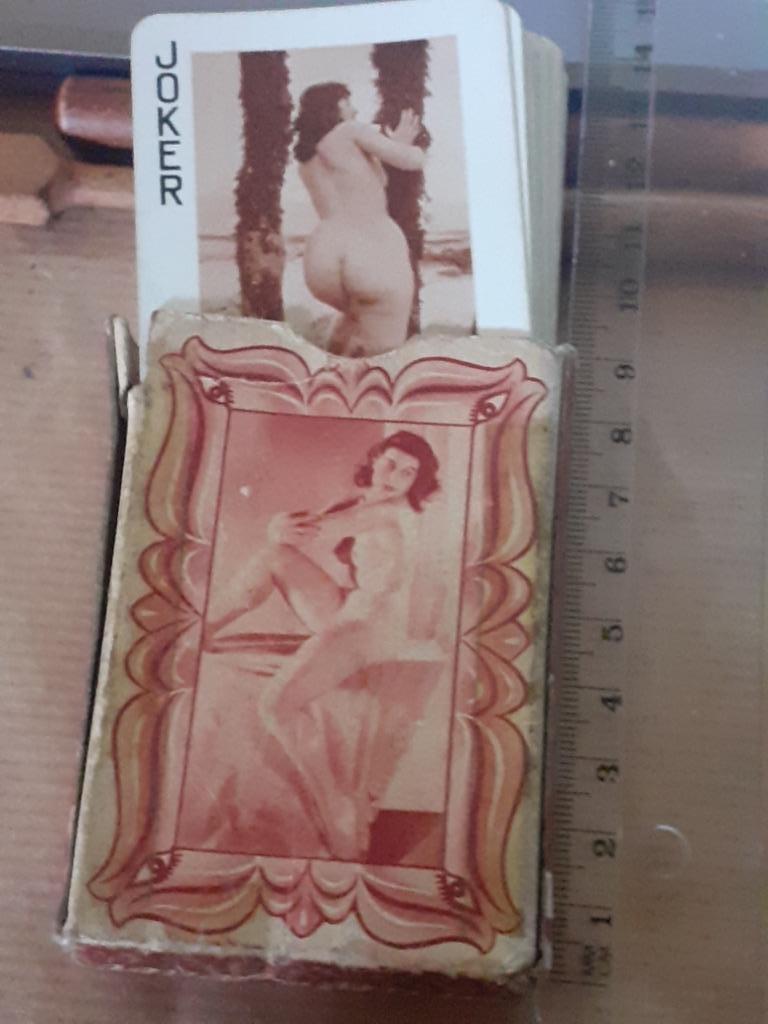 vintage 50/60 carte à jouer coquine, Verzamelen, Speelkaarten, Jokers en Kwartetten, Gebruikt, Speelkaart(en), Ophalen