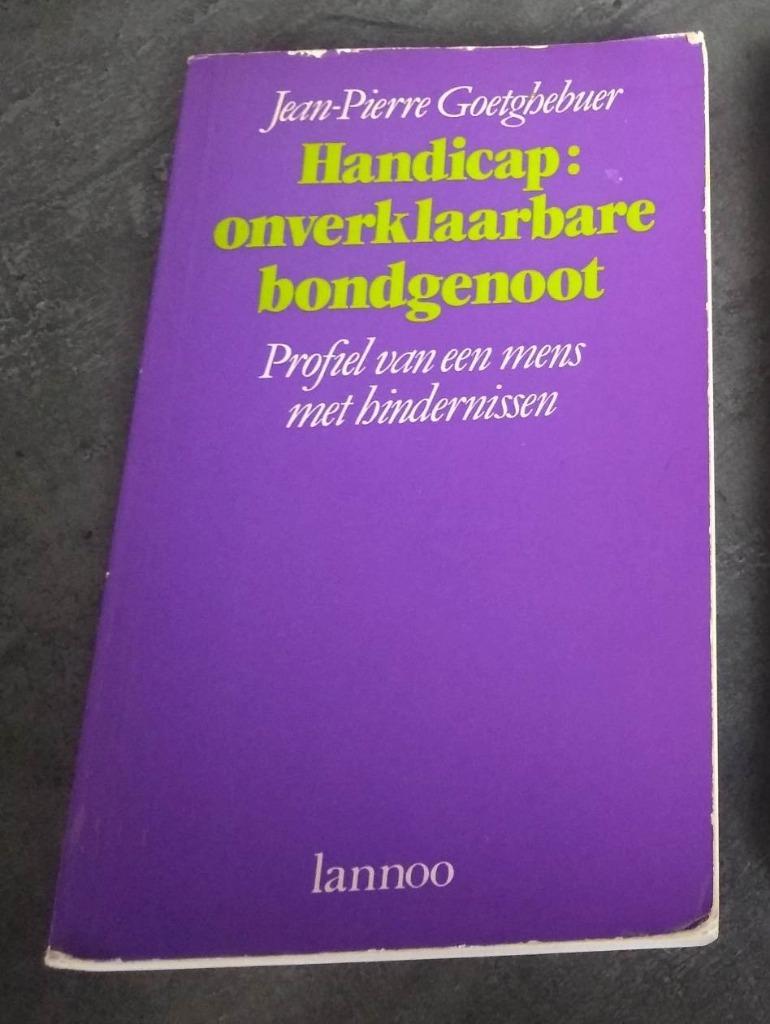 Handicap onverklaarbare bondgenoot, Ophalen of Verzenden, Jean Pierre Goetghebuer