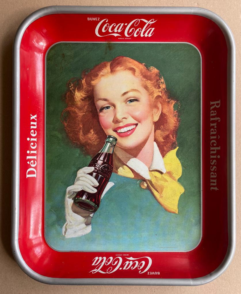 COCA COLA plateaux 1937 • 1939 • 1953 • 1950, Enlèvement ou Envoi