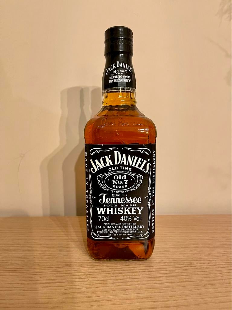 Jack Daniels fles 70cl Ongeopend, Ophalen, Zo goed als nieuw