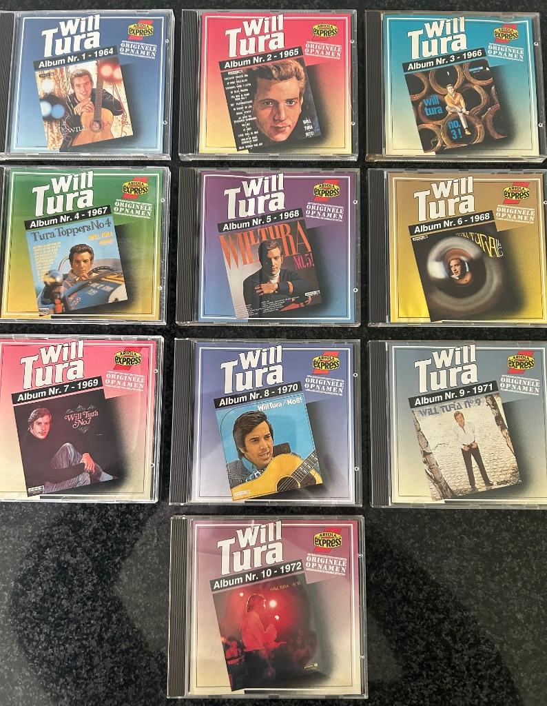 Will Tura - CD collectie., Cd's en Dvd's, Ophalen of Verzenden, Zo goed als nieuw, Overige genres