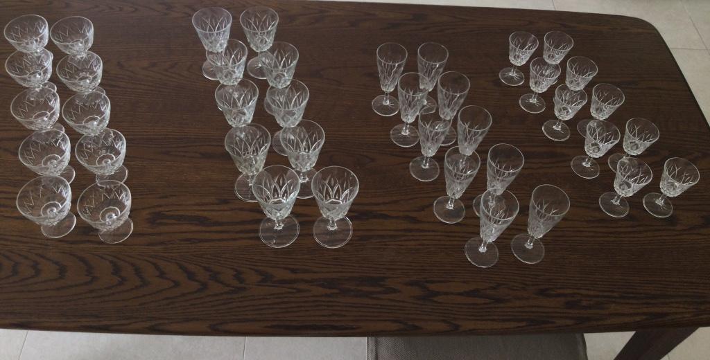 wijnglazen champagneglazen waterglazen enz, Ophalen, Nieuw
