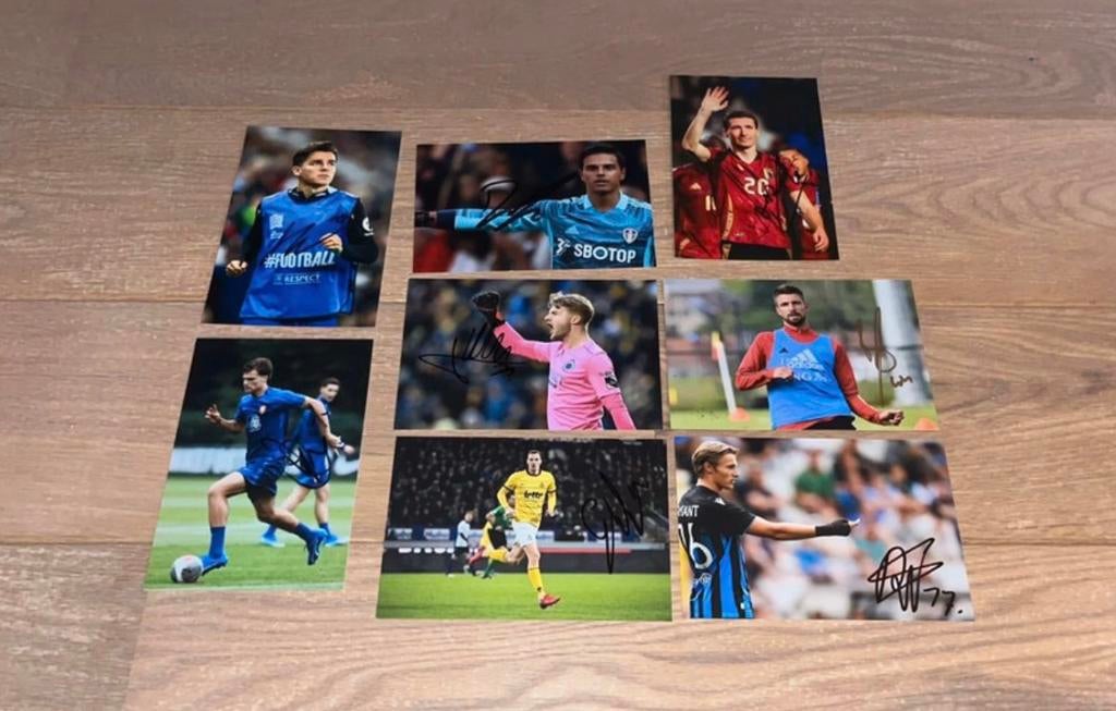 Gesigneerde fotos Club Brugge, Verzamelen, Sportartikelen en Voetbal, Ophalen of Verzenden, Zo goed als nieuw
