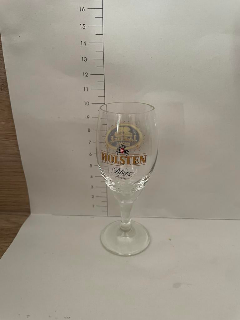 Galopin mini bière Holsten - Très RARE, Enlèvement ou Envoi, Utilisé, Verre ou Verres