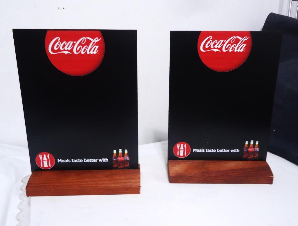 Tableaux Craie Coca Cola Menu 3 pièces👀🤗⚡😎🎁👌, Collections, Marques & Objets publicitaires, Comme neuf, Panneau publicitaire