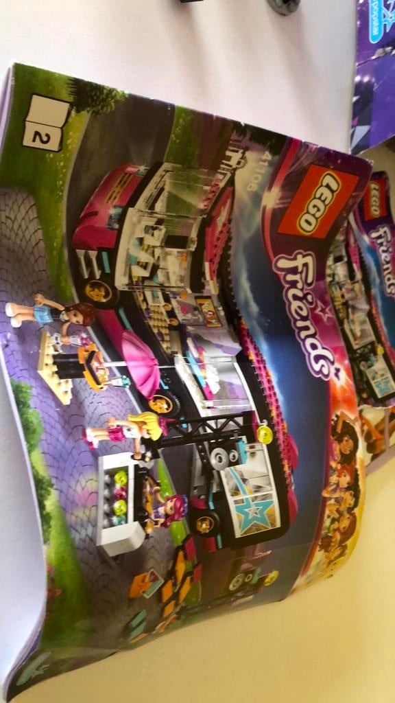 Lego friend de tourbus 41106, Ophalen, Zo goed als nieuw, Complete set, Lego