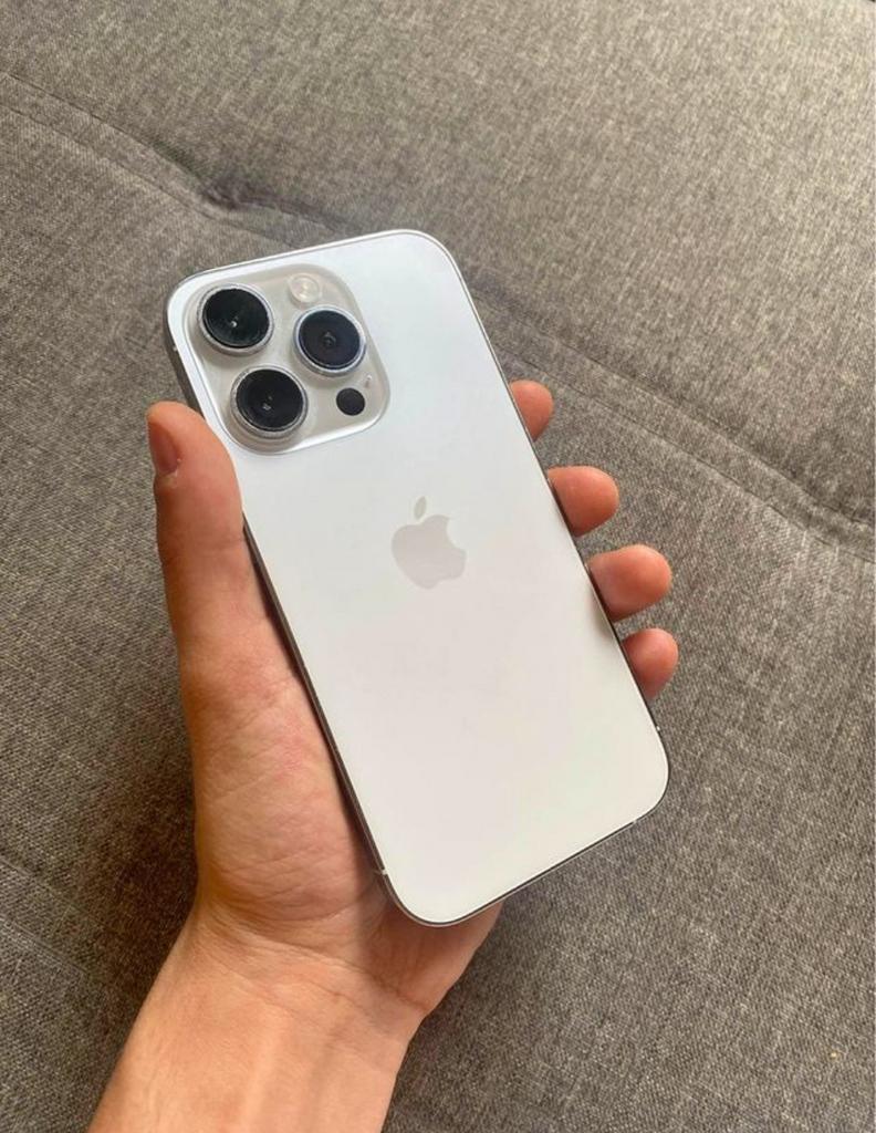 Iphone 14 pro blanc 256gb batterie 100%, IPhone 14 Pro, Enlèvement, Sans abonnement, Sans simlock