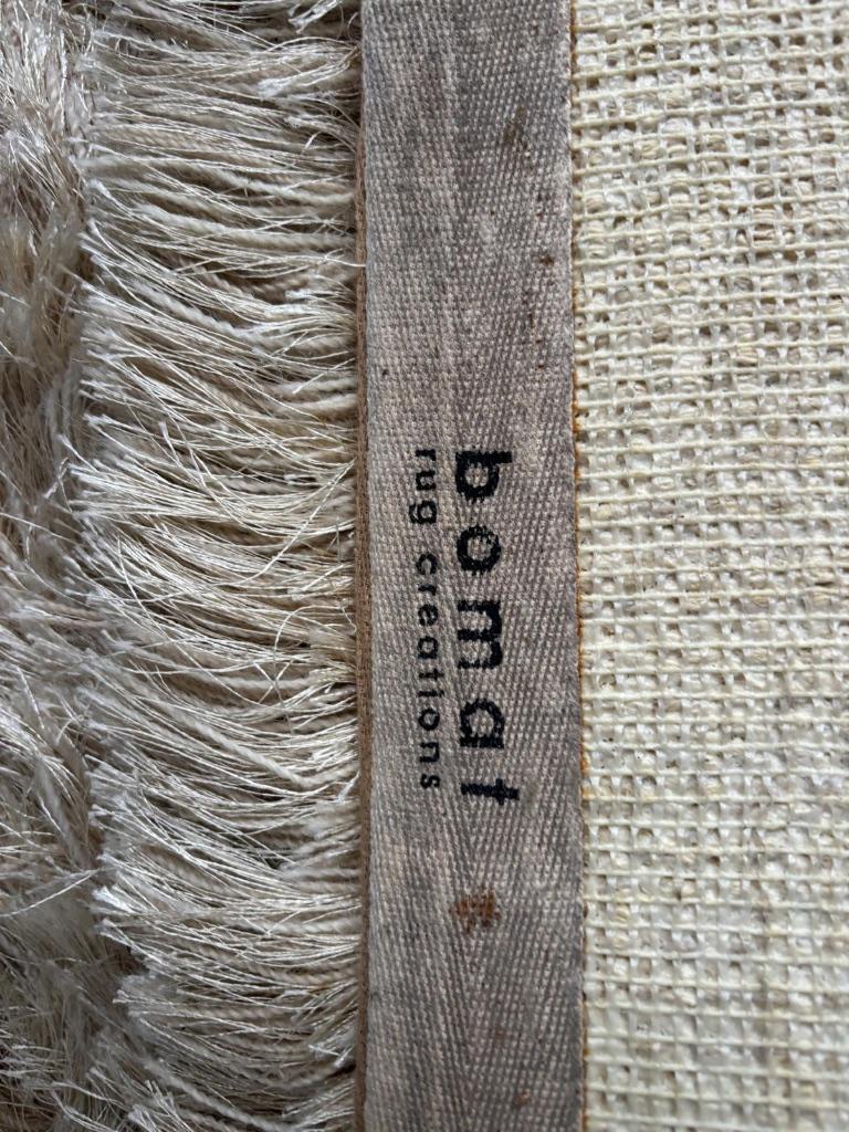 Zijden Bomat tapijt, Enlèvement, Utilisé, Beige