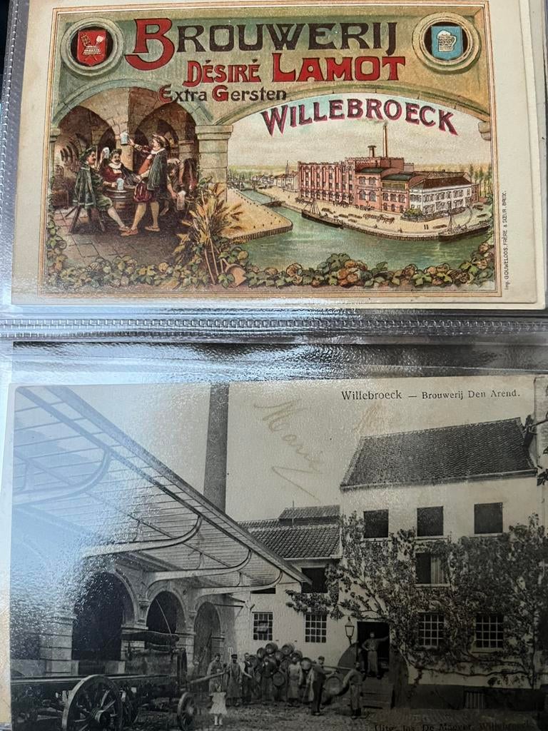 Oude postkaarten brouwerijen, Enlèvement