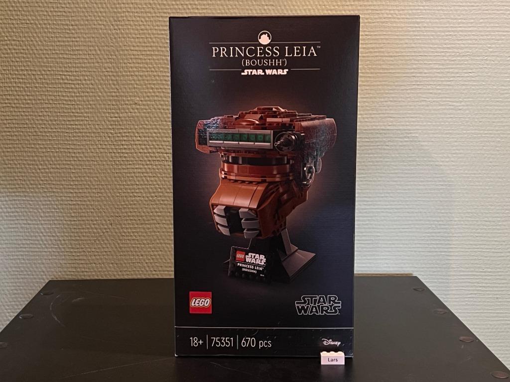 LEGO Princess Leia (Boushh) Helmet, Ophalen, Nieuw, Complete set, Lego