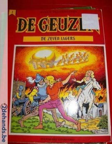 [323]strip de geuzen de zeven jagers, Ophalen of Verzenden, Gelezen