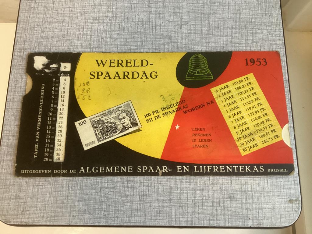 ASLK wereldspaardag 1953, Enlèvement ou Envoi