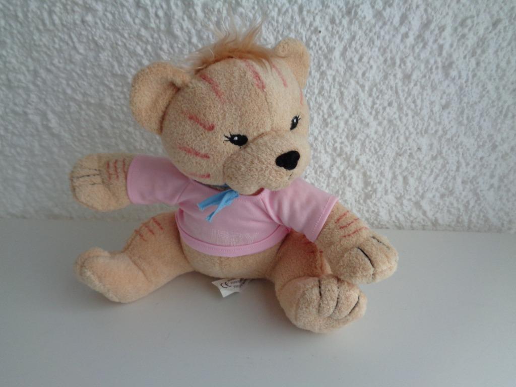 Doudou beige genre Lion. Vintage., Enlèvement ou Envoi, Comme neuf, Autres types