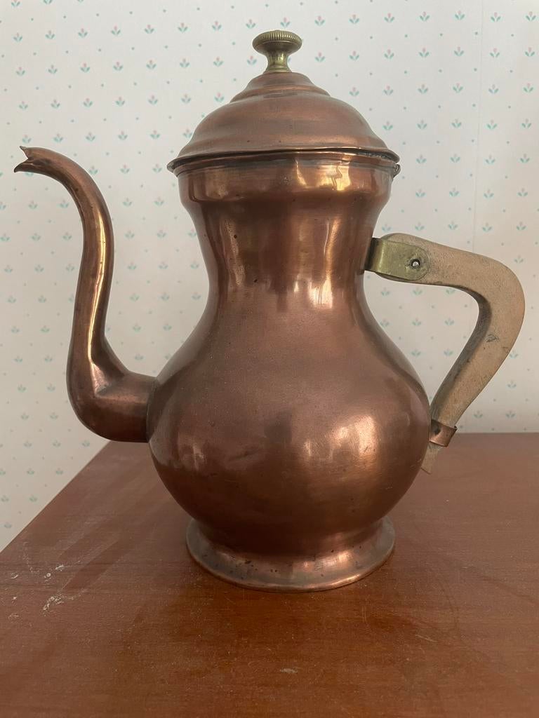 Cruche en cuivre antique, Enlèvement ou Envoi, Cuivre