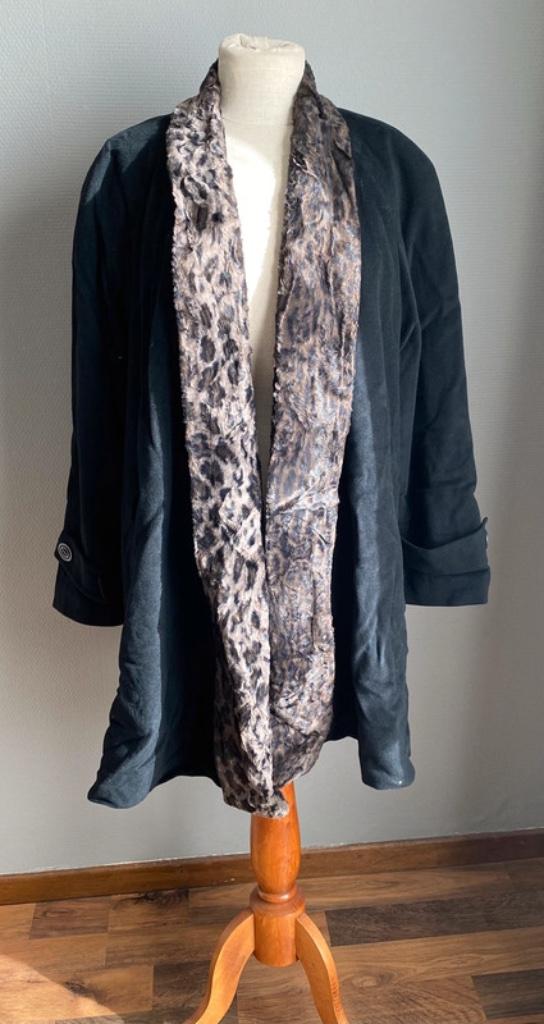 Zwarte vintage vest maat 44, Verzenden, Gedragen, Maat 42/44 (L), Zwart