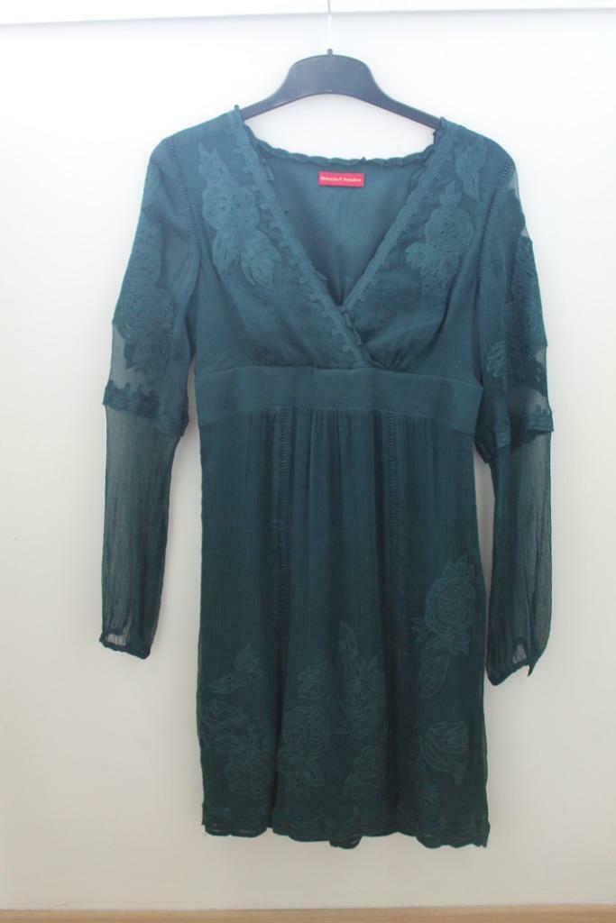 groene avondjurk maat 38/40 perfecte staat, Kleding | Dames, Ophalen of Verzenden, Zo goed als nieuw, Maat 38/40 (M), Overige typen