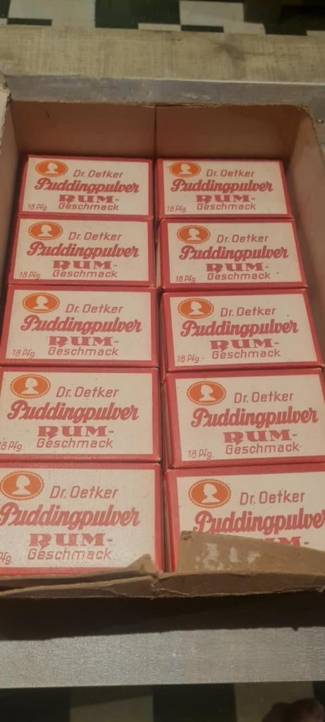 poudre pudding Dr Oetker, Allemagne 2WW, Collections, Objets militaires | Seconde Guerre mondiale, Enlèvement ou Envoi