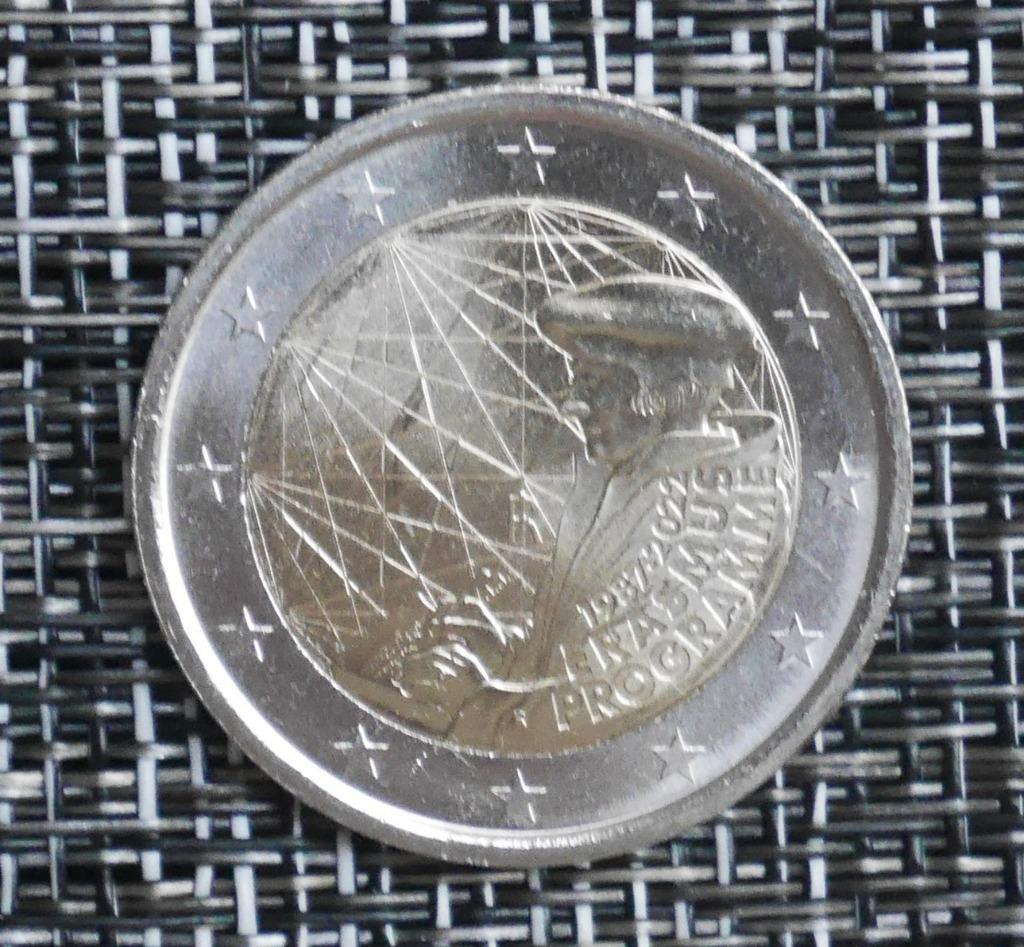 2 euro Italie 2022 UNC 35e verjaardag van het Erasmus-progr, Postzegels en Munten, Verzenden, Italië, 2 euro, Setje