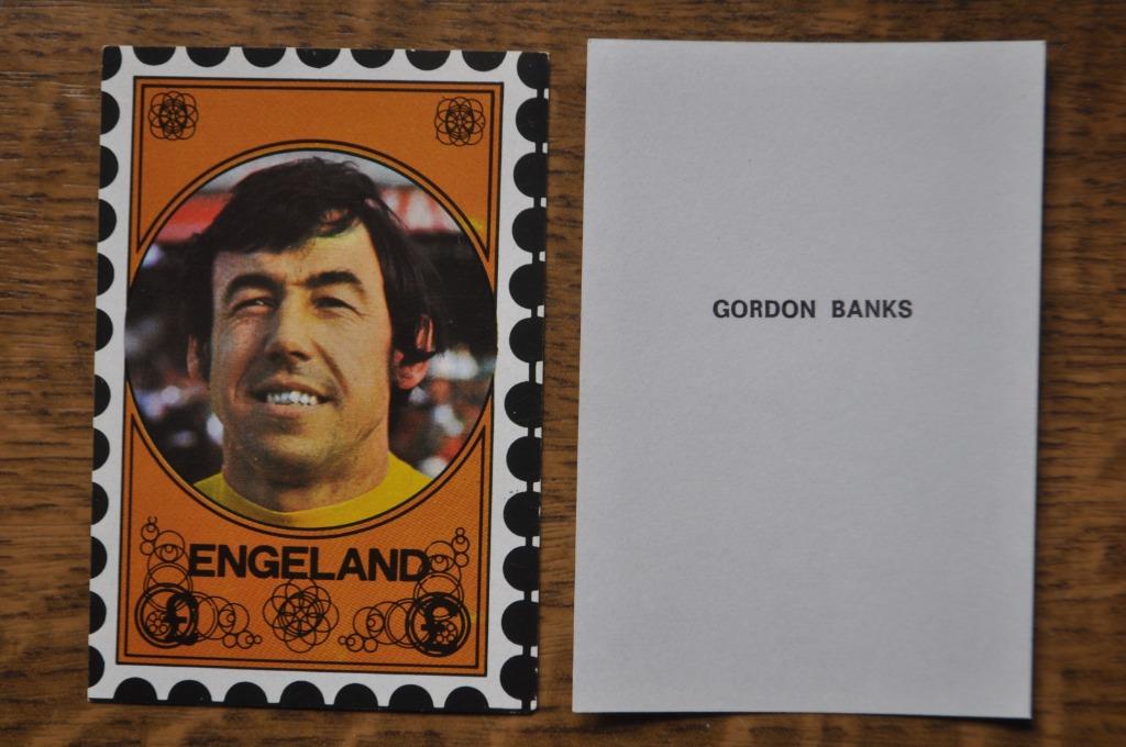 VANDERHOUT PLAATJE WORLD CUP 70 GORDON BANKS, Enlèvement ou Envoi, Comme neuf, Image
